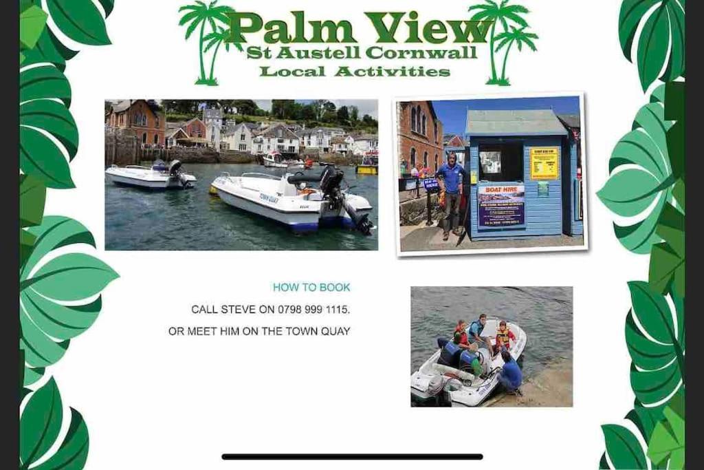 Palm View Luxury Botanical Themed With Sauna St Austell